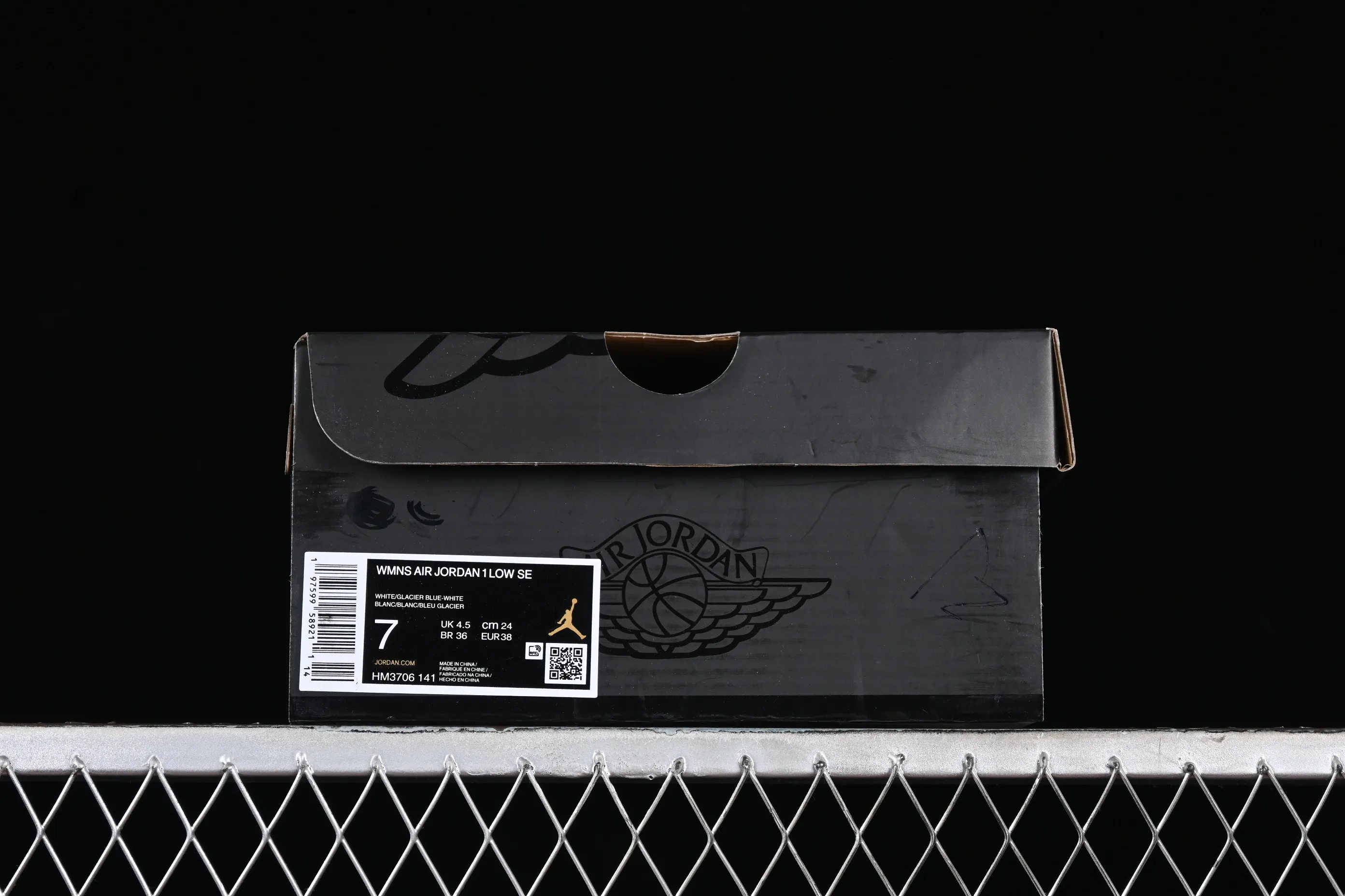 All categories Air Jordan Jordan series basketball shoes Air Jordan 1 Low Z version Air Jordan 1 Low "White/Pink Foam/Glacier Blue" AJ1 Joe 1 Valentine's Day low-top cultural casual sneakers HM3706-141